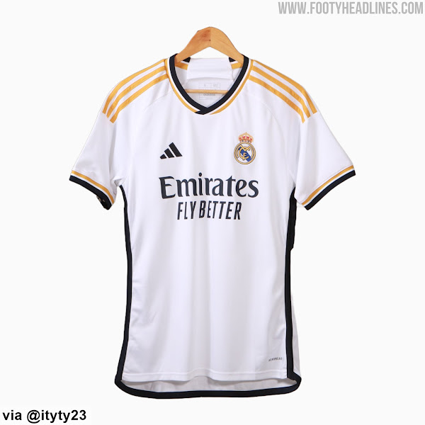 Real Madrid 2324 Home Kit Again Spotted For Sale Footy Headlines